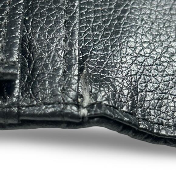 Stone Mountain Tooled Leather Wallet Paisley Checkbook Floral Embossed Clutch - Picture 6 of 8